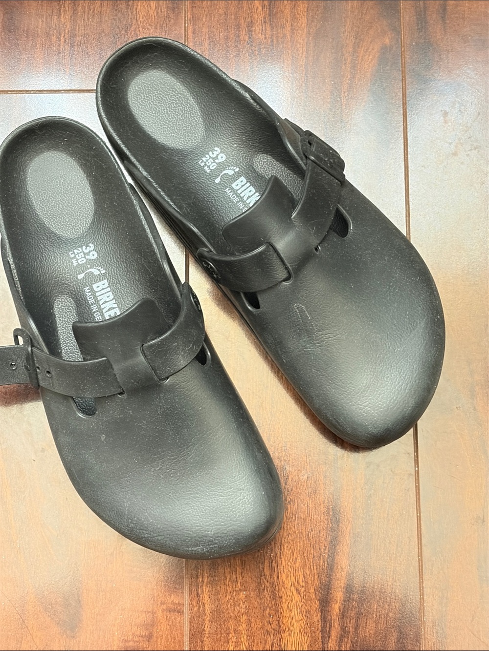 Birkenstock EVA Black Boston Clogs